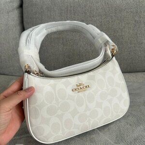 NWT！COACH TERI SHOULDER BAG IN SIGNATURE CANVAS (COACH CA548)